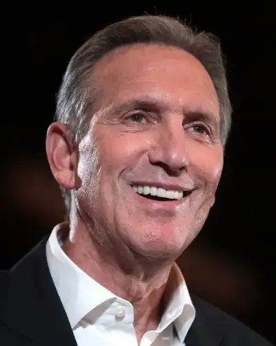 Howard Schultz, former Starbucks chairman, speaking at an event