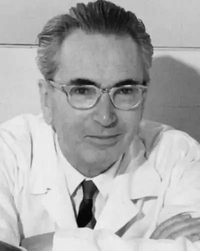 Portrait of Viktor Frankl, Austrian psychiatrist and author